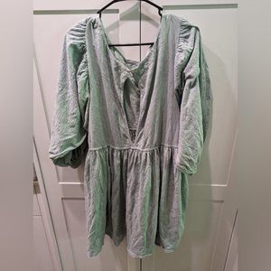 Free People Beach get obsessed baby doll dress XL